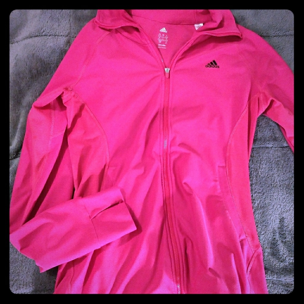 Adidas zip up track jacket